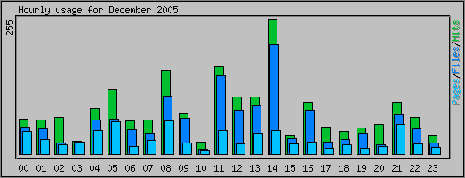 Hourly usage