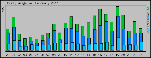 Hourly usage