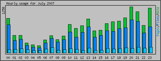 Hourly usage