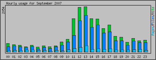 Hourly usage