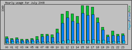 Hourly usage