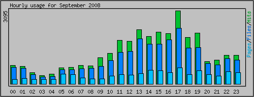 Hourly usage