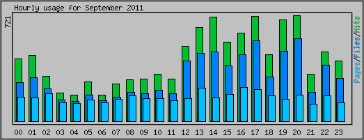 Hourly usage