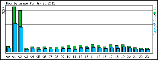 Hourly usage