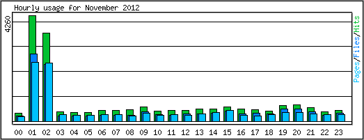 Hourly usage