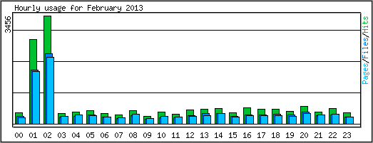Hourly usage