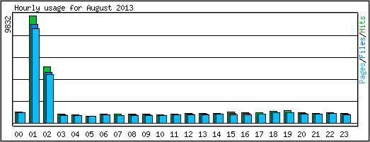 Hourly usage