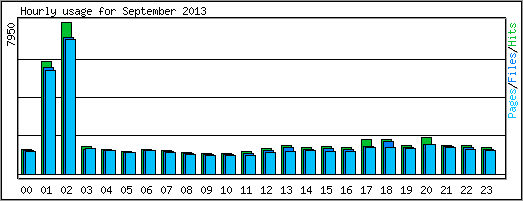 Hourly usage