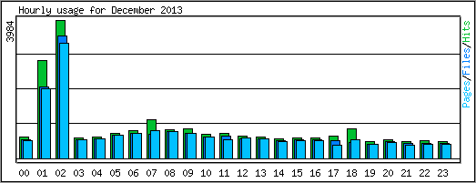 Hourly usage