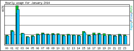Hourly usage