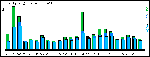 Hourly usage