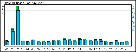 Hourly usage