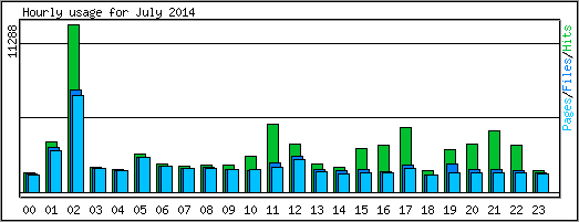 Hourly usage