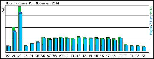 Hourly usage