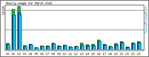 Hourly usage