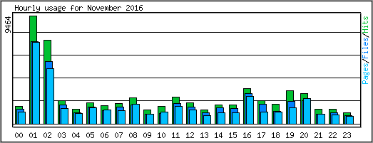 Hourly usage