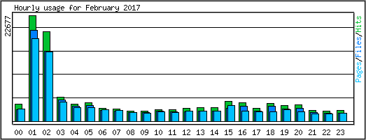 Hourly usage