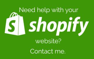 Need help with your Shopify website? Contact me.